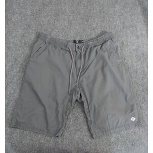 Union Seattle Shorts Mens 40 Gray Drawstring Gusset ripstop‎ Hiking Outdoor